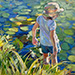 Aleta at the Frog Pond
