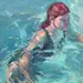 Splash - Painting by Ruth Scotch