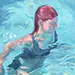 Vincent's Pool - Painting by Ruth Scotch